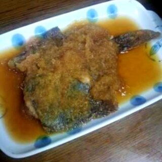 カレイ唐揚げのおろし煮がけ